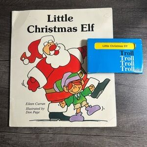 Little Christmas Elf Children Book with Cassette Tape